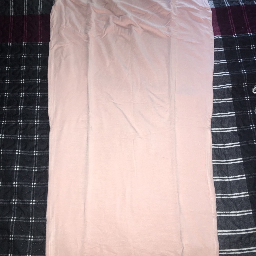 Nude midi skirt size 12